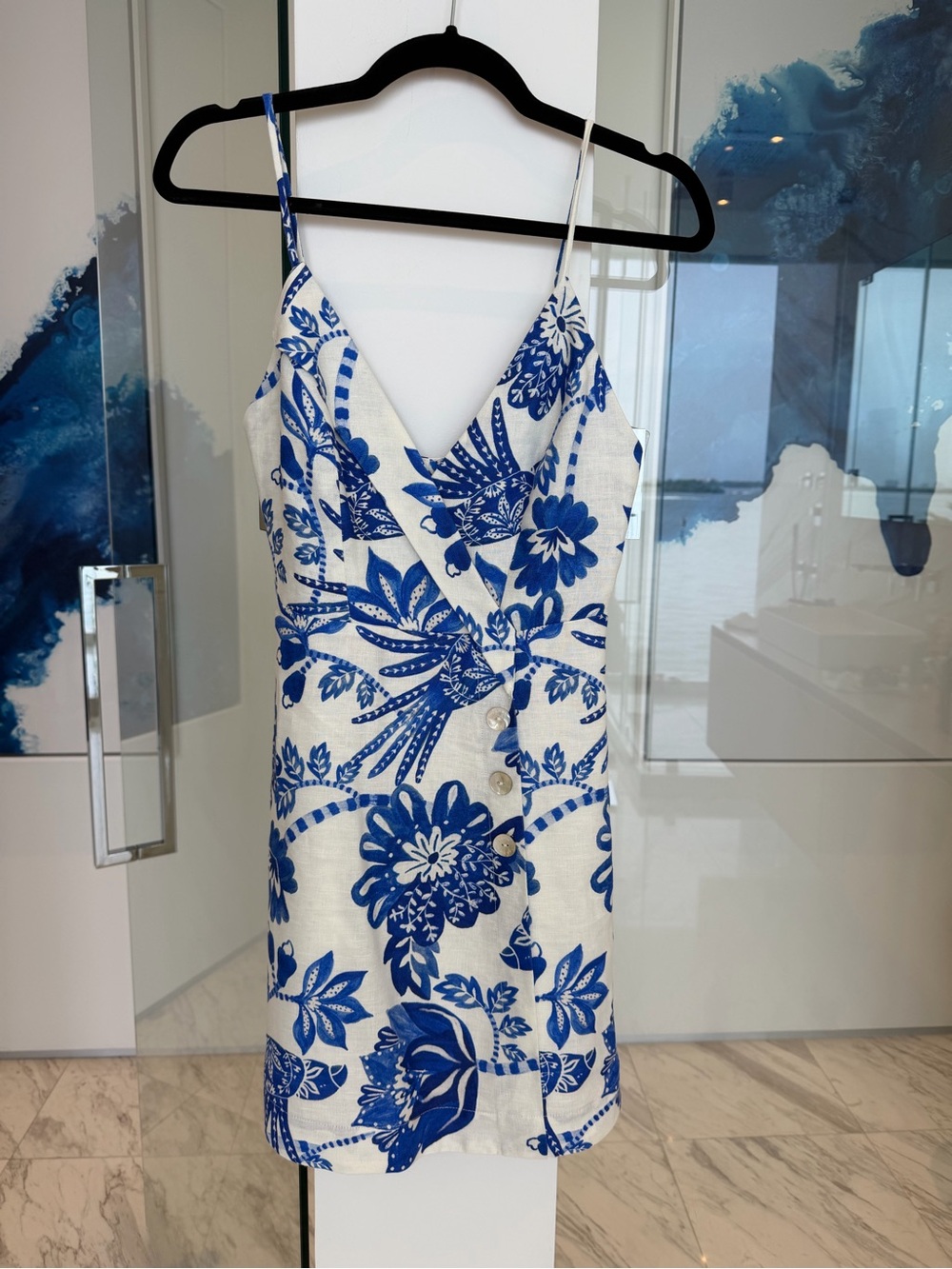FARM Rio Floral Birds Mini Dress - Picture 5 of 8